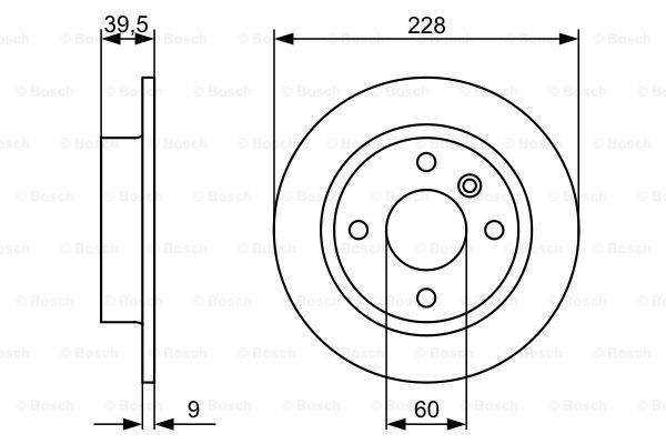 BOSCH 0 986 478 644 Brake Disc