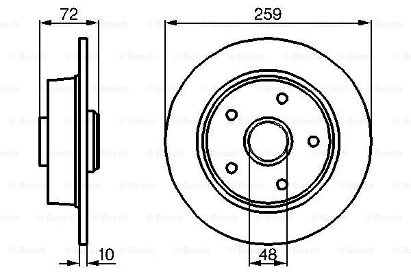 BOSCH 0 986 478 700 Brzdový...