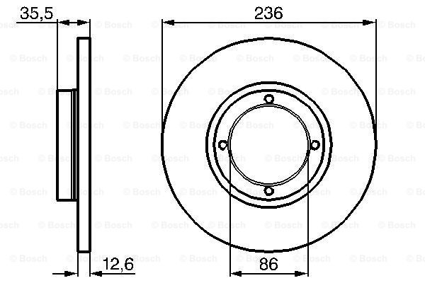 BOSCH 0 986 478 712 Disc frana