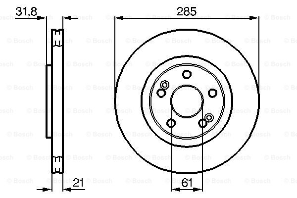 BOSCH 0 986 478 719 Brzdový...