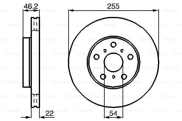 BOSCH 0 986 478 725 Discofreno-Discofreno-Ricambi Euro