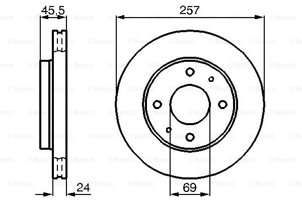 BOSCH 0 986 478 774 Discofreno-Discofreno-Ricambi Euro