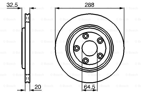 BOSCH 0 986 478 777 Discofreno-Discofreno-Ricambi Euro