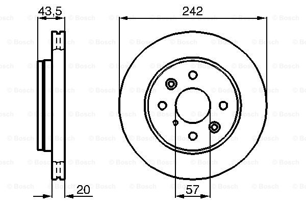 BOSCH 0 986 478 781 Brzdový...