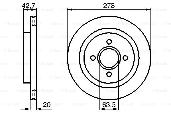 BOSCH 0 986 478 816 Discofreno