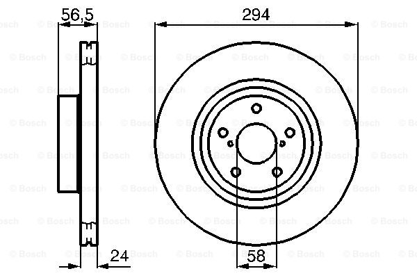 BOSCH 0 986 478 977 Disc frana