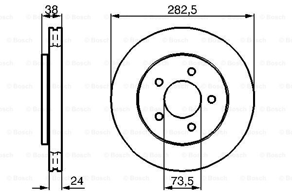 BOSCH 0 986 478 983 Discofreno