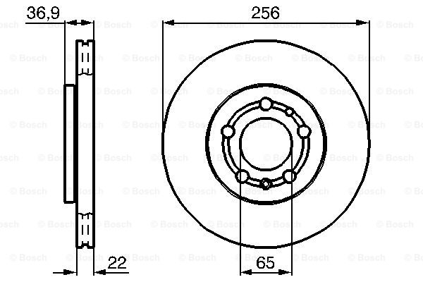 BOSCH 0 986 479 B58 Brzdový...