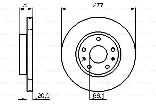 BOSCH 0 986 478 992 Discofreno-Discofreno-Ricambi Euro