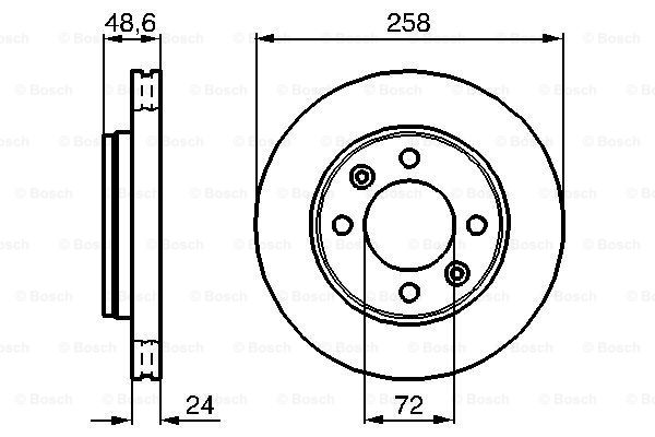 BOSCH 0 986 479 008 Brzdový...