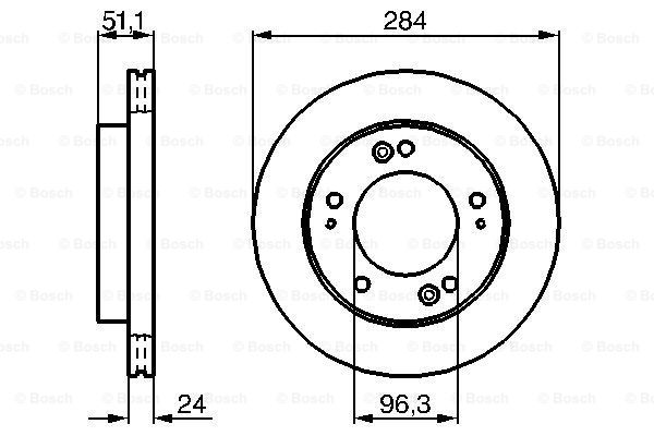 BOSCH 0 986 479 020 Discofreno-Discofreno-Ricambi Euro