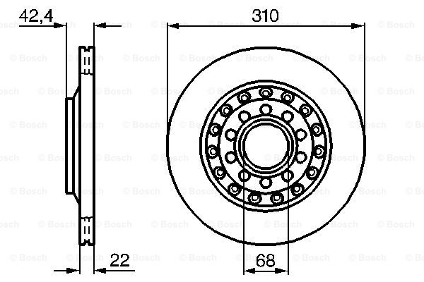 BOSCH 0 986 479 062 Discofreno