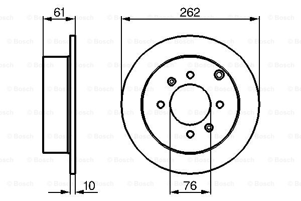 BOSCH 0 986 479 125 Brzdový...