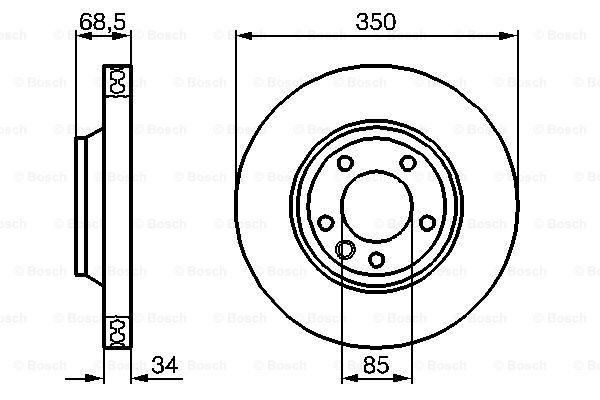 BOSCH 0 986 479 251 Disc frana