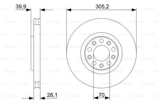 BOSCH 0 986 479 291 Discofreno