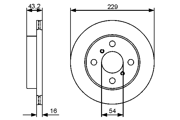 BOSCH 0 986 479 417 Bremsscheibe