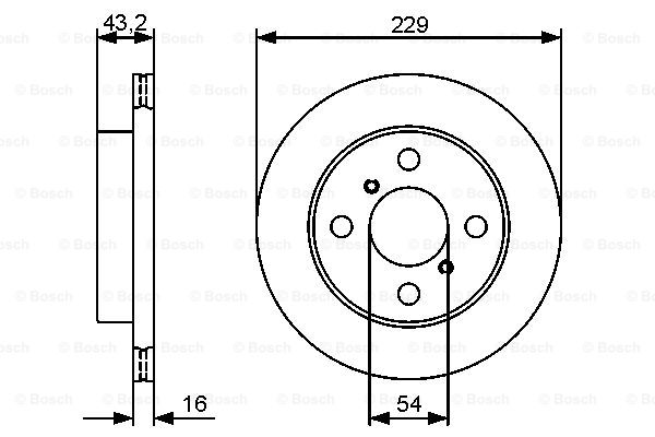 BOSCH 0 986 479 417 Discofreno