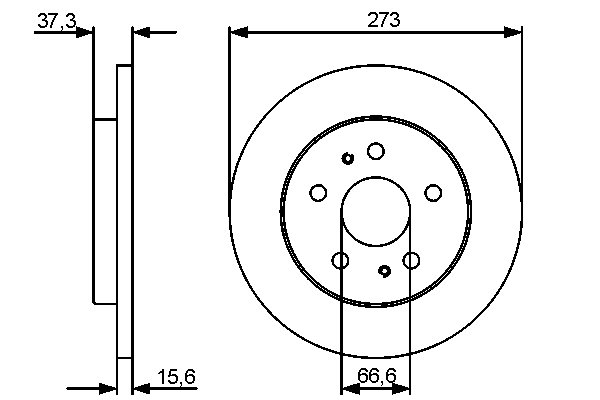 BOSCH 0 986 479 432 Δισκόπλακα