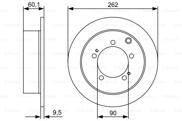 BOSCH 0 986 479 512 Discofreno-Discofreno-Ricambi Euro