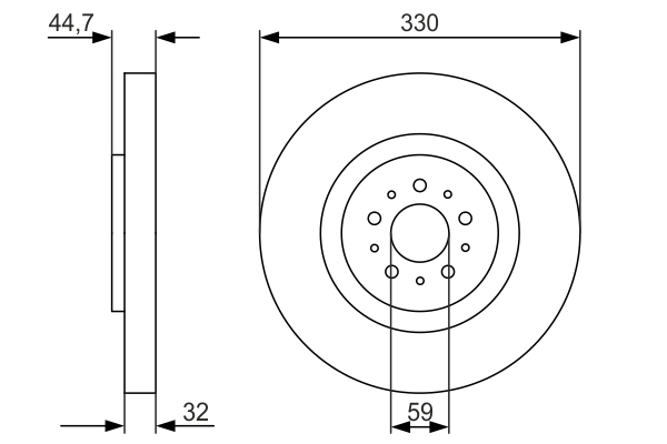 BOSCH 0 986 479 593 Brzdový...