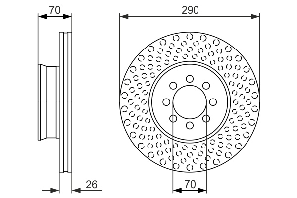 BOSCH 0 986 479 602 Discofreno-Discofreno-Ricambi Euro