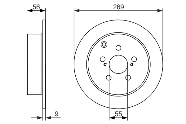 BOSCH 0 986 479 658 Discofreno-Discofreno-Ricambi Euro