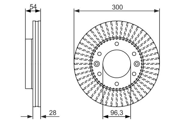 BOSCH 0 986 479 693 Discofreno-Discofreno-Ricambi Euro