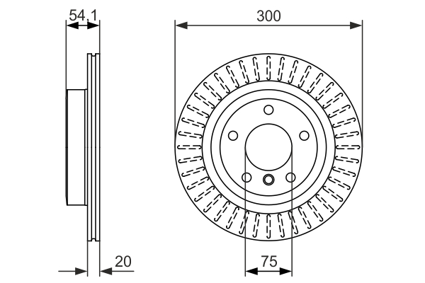 BOSCH 0 986 479 775 Discofreno-Discofreno-Ricambi Euro