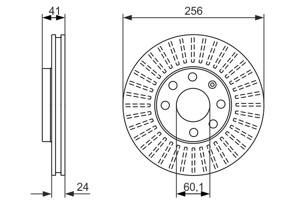 BOSCH 0 986 479 917 Brake Disc