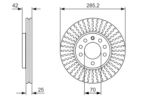 BOSCH 0 986 479 946 Brake Disc