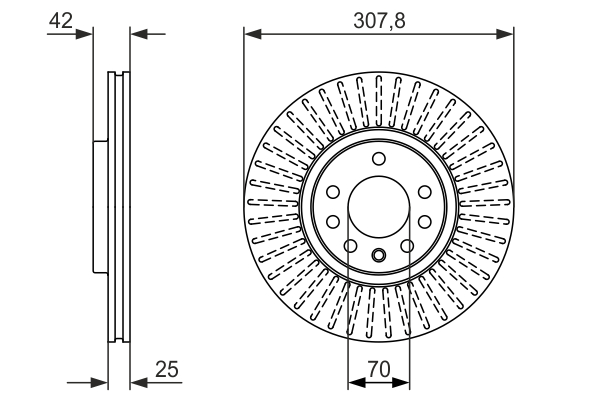 BOSCH 0 986 479 947 Brake Disc