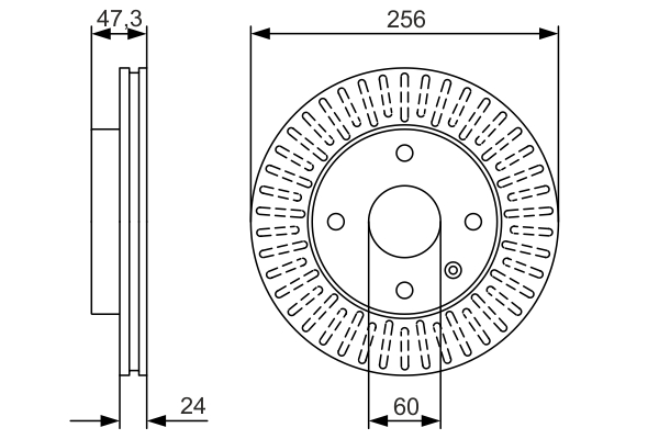 BOSCH 0 986 479 976 Brake Disc