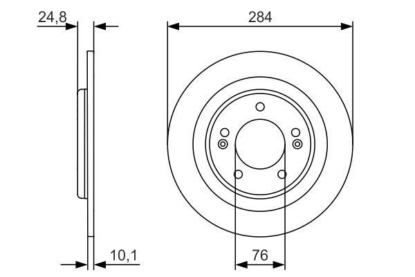 BOSCH 0 986 479 A13 Discofreno-Discofreno-Ricambi Euro