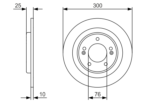 BOSCH 0 986 479 A14 Brake Disc