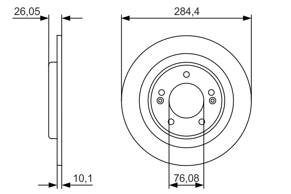 BOSCH 0 986 479 A15 Brake Disc