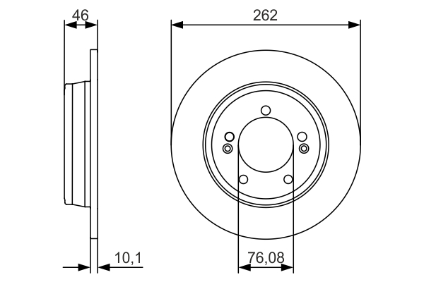 BOSCH 0 986 479 A16 Brake Disc