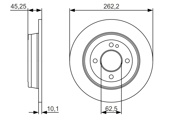 BOSCH 0 986 479 A44 Brzdový...