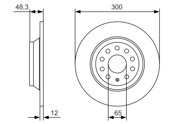 BOSCH 0 986 479 A84 Discofreno