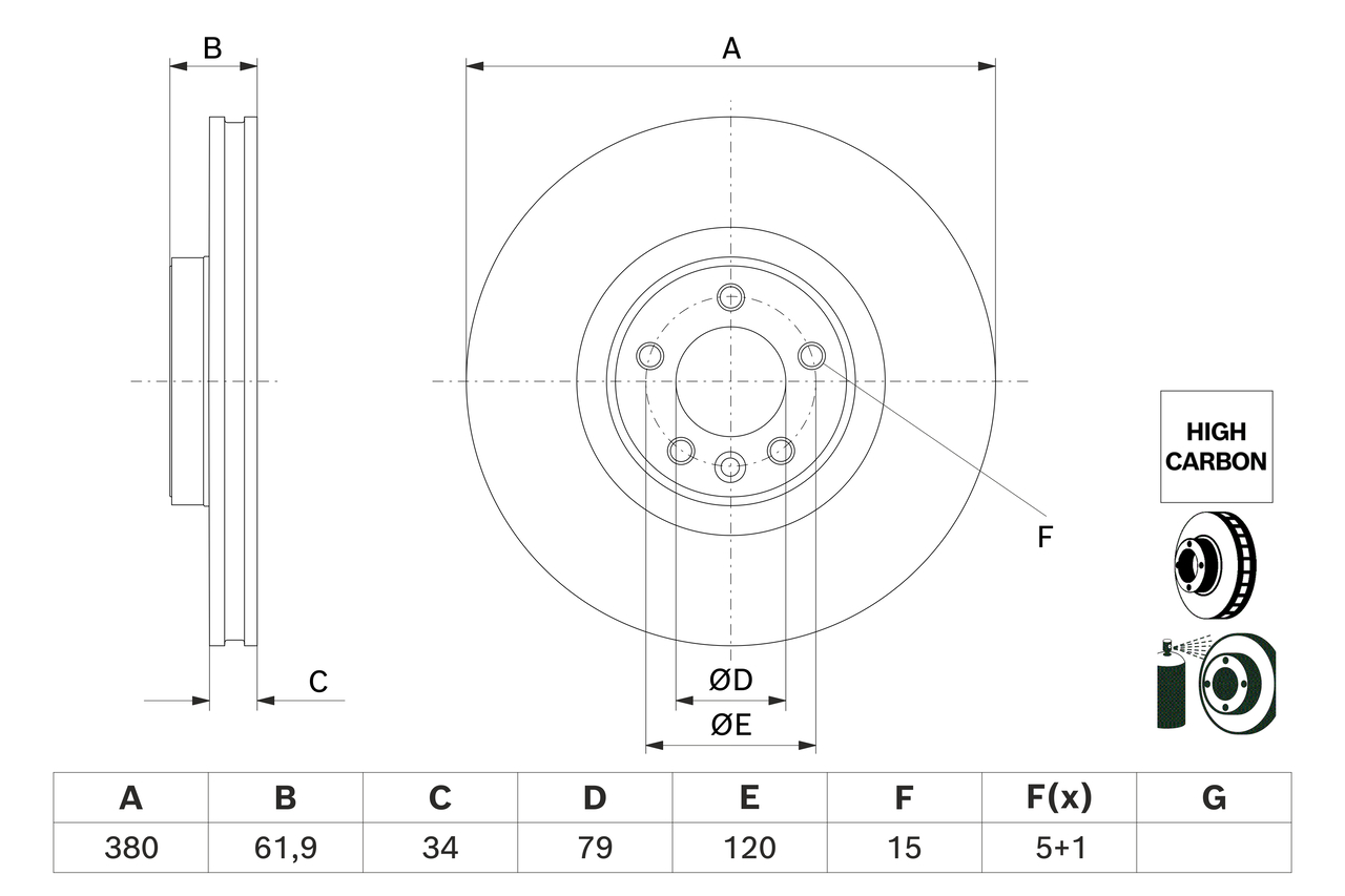 BOSCH 0 986 479 B18 Discofreno