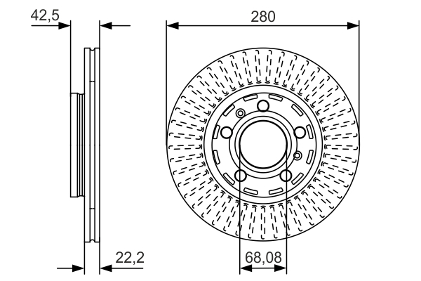 BOSCH 0 986 479 C89 Discofreno-Discofreno-Ricambi Euro