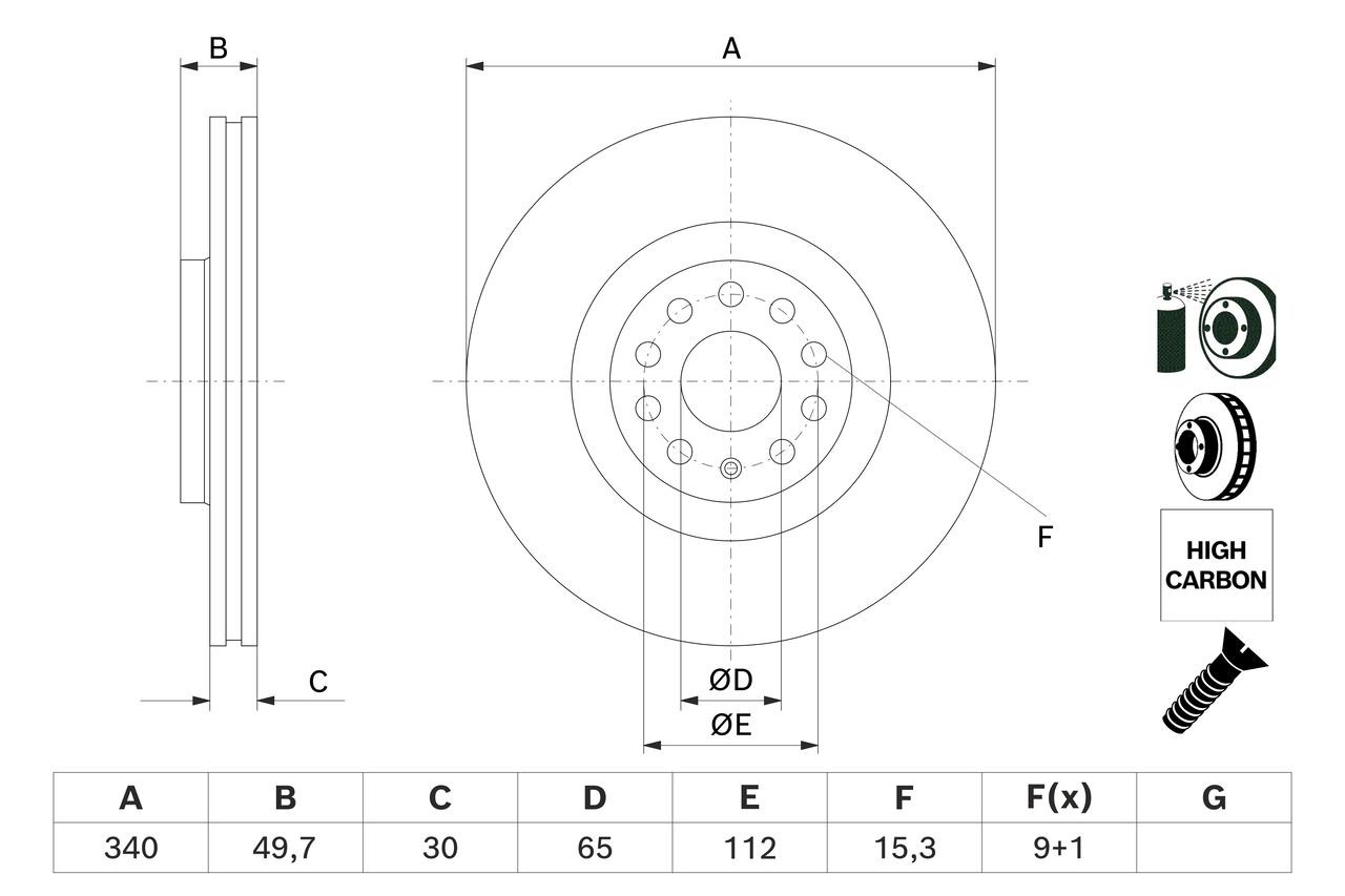 BOSCH 0 986 479 C90...