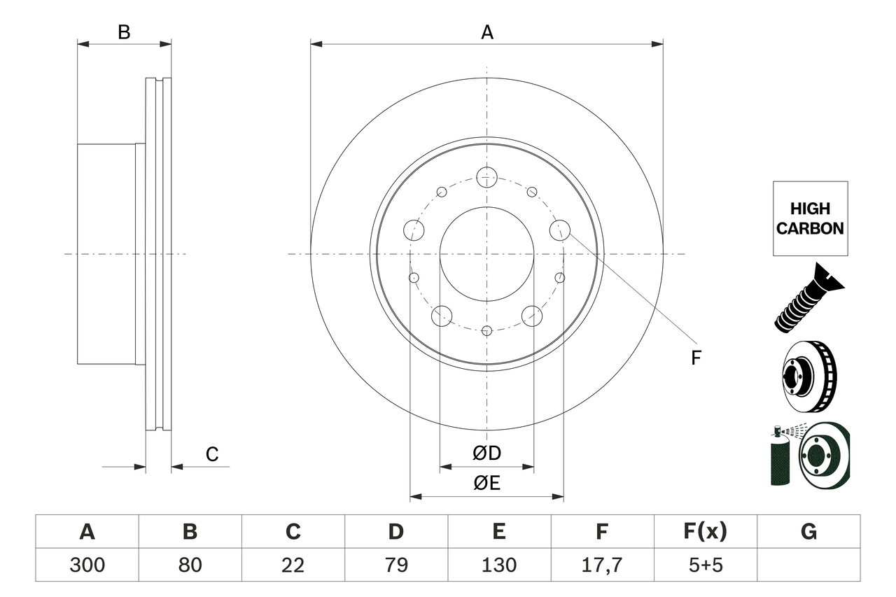 BOSCH 0 986 479 E02 Discofreno