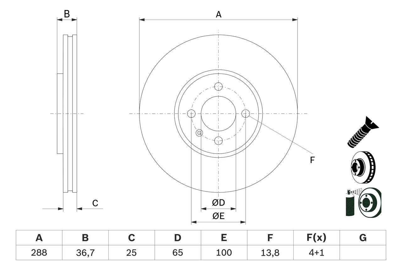 BOSCH 0 986 479 E81 Discofreno