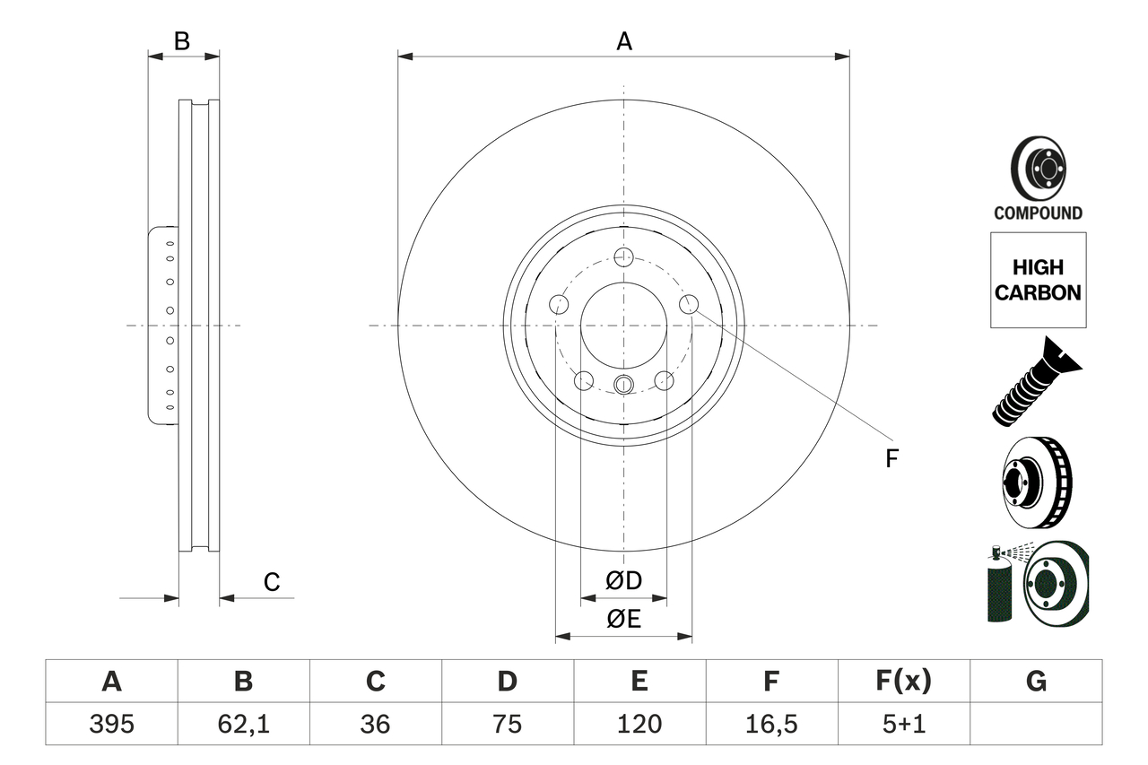 BOSCH 0 986 479 E84 Discofreno