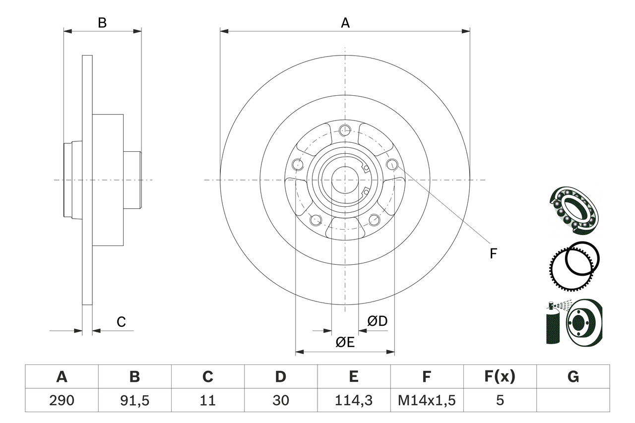 BOSCH 0 986 479 F24 Discofreno