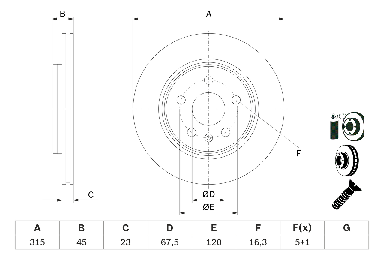 BOSCH 0 986 479 F53...