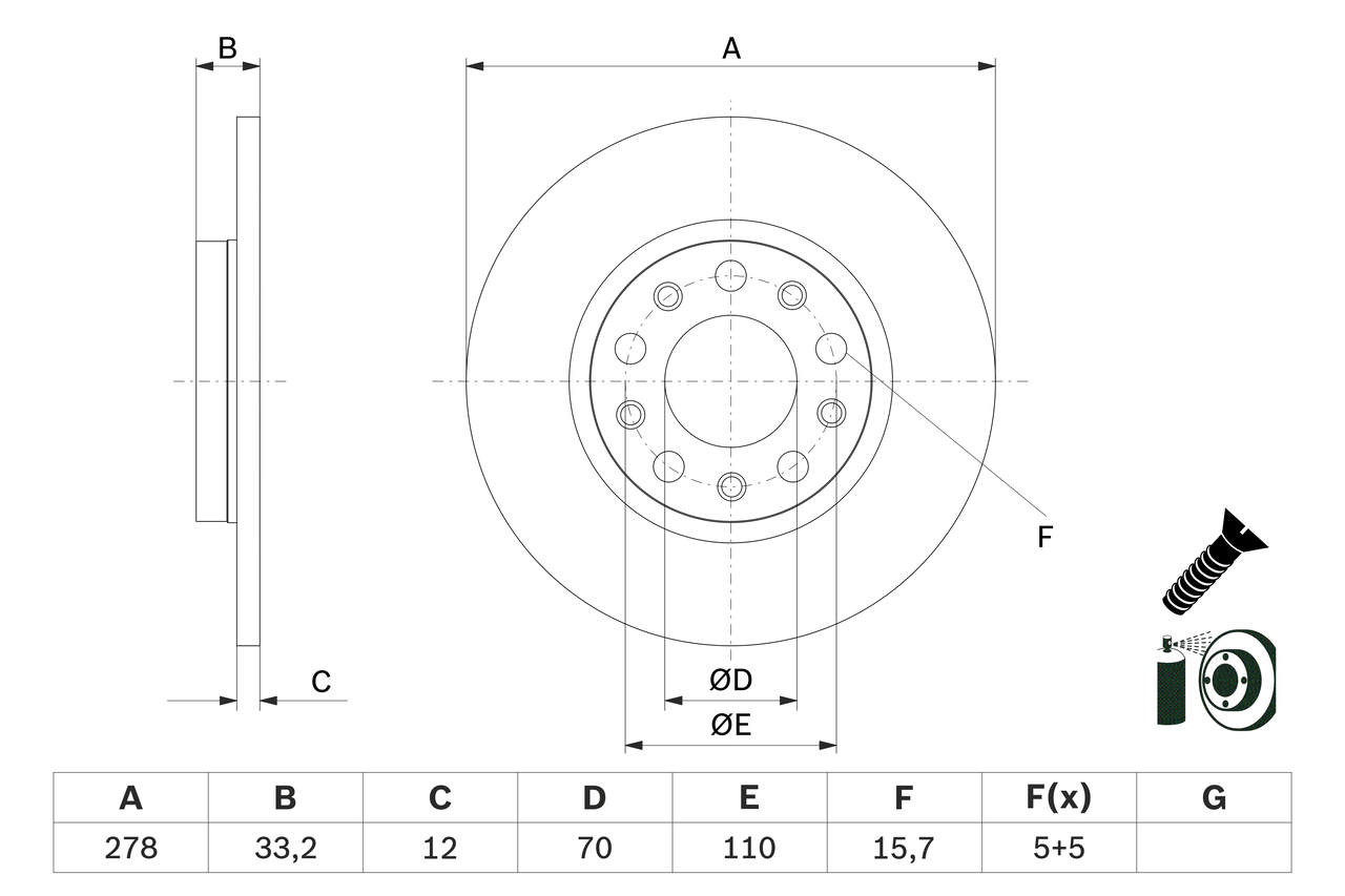 BOSCH 0 986 479 G21 Brzdový...