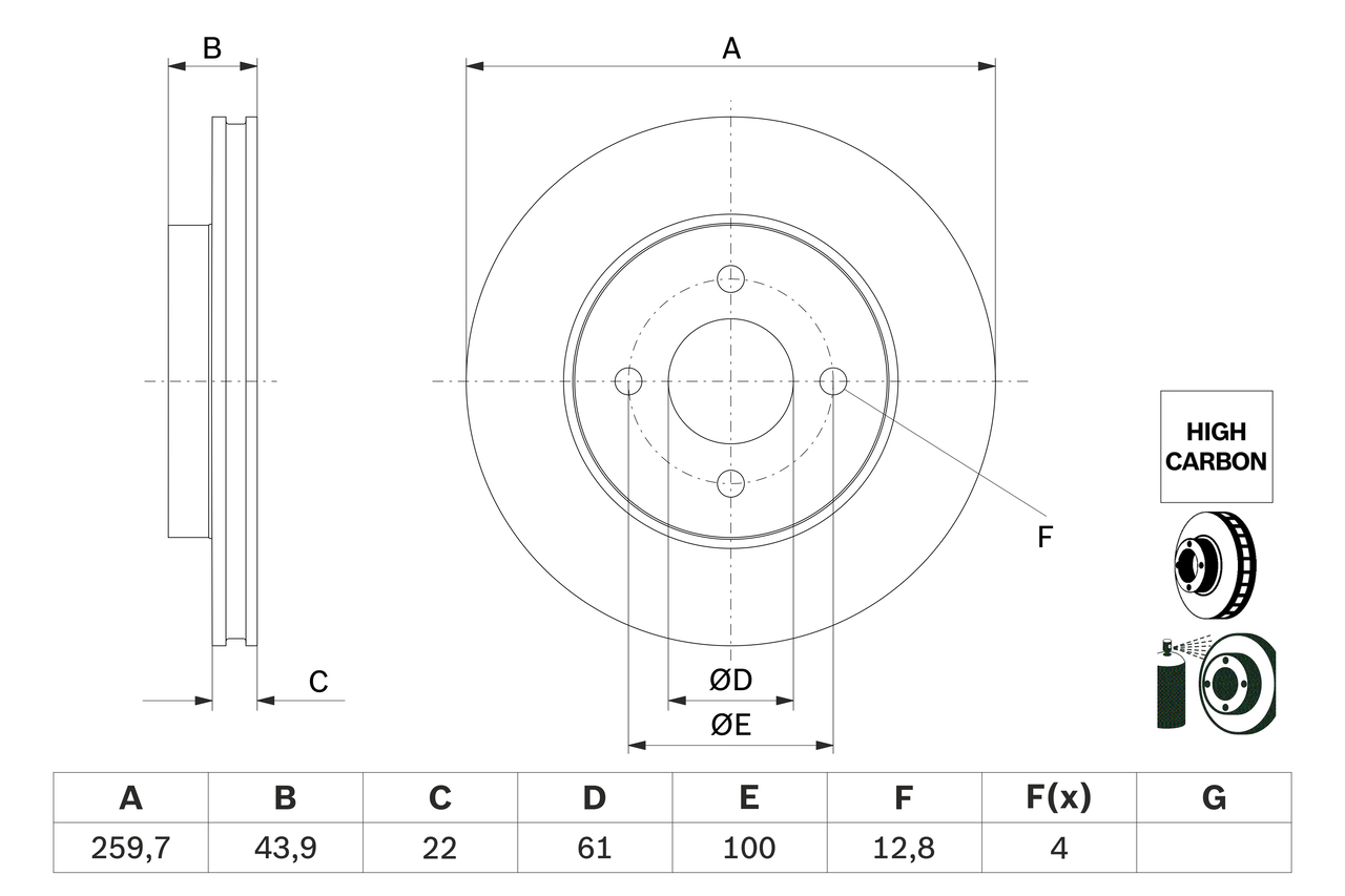 BOSCH 0 986 479 G95 Brzdový...