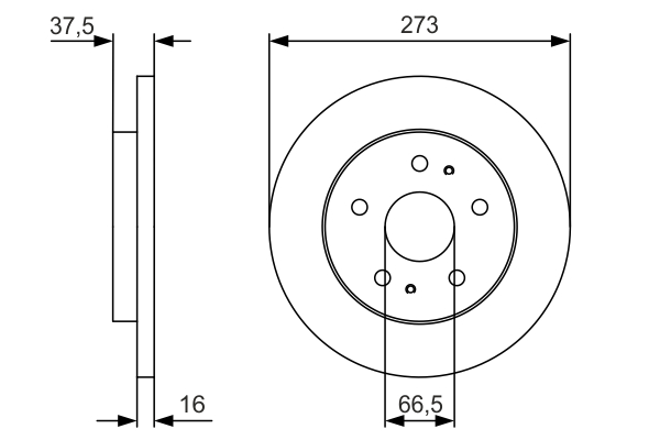 BOSCH 0 986 479 R02 Discofreno