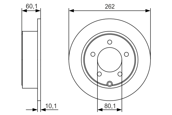 BOSCH 0 986 479 R05 Brake Disc